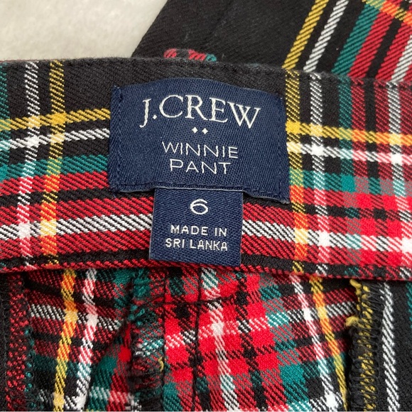 J. Crew Winnie Pant in Stewart tartan Plaid Preppy sz 6 - Picture 6 of 12